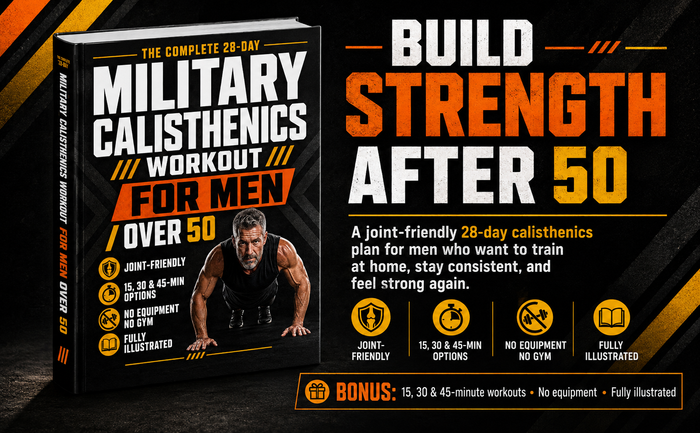 The Complete 28-Day Military Calisthenics Workout for Men Over 50